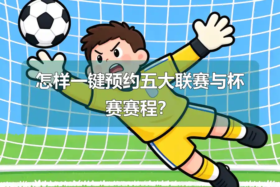 怎样一键预约五大联赛与杯赛赛程？